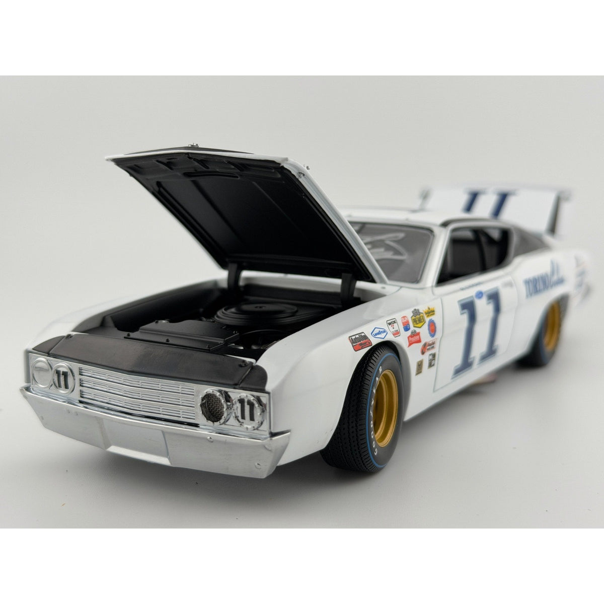 A.J. Foyt #11 1969 Ford Torino Cobra Autographed University of Racing Legends
