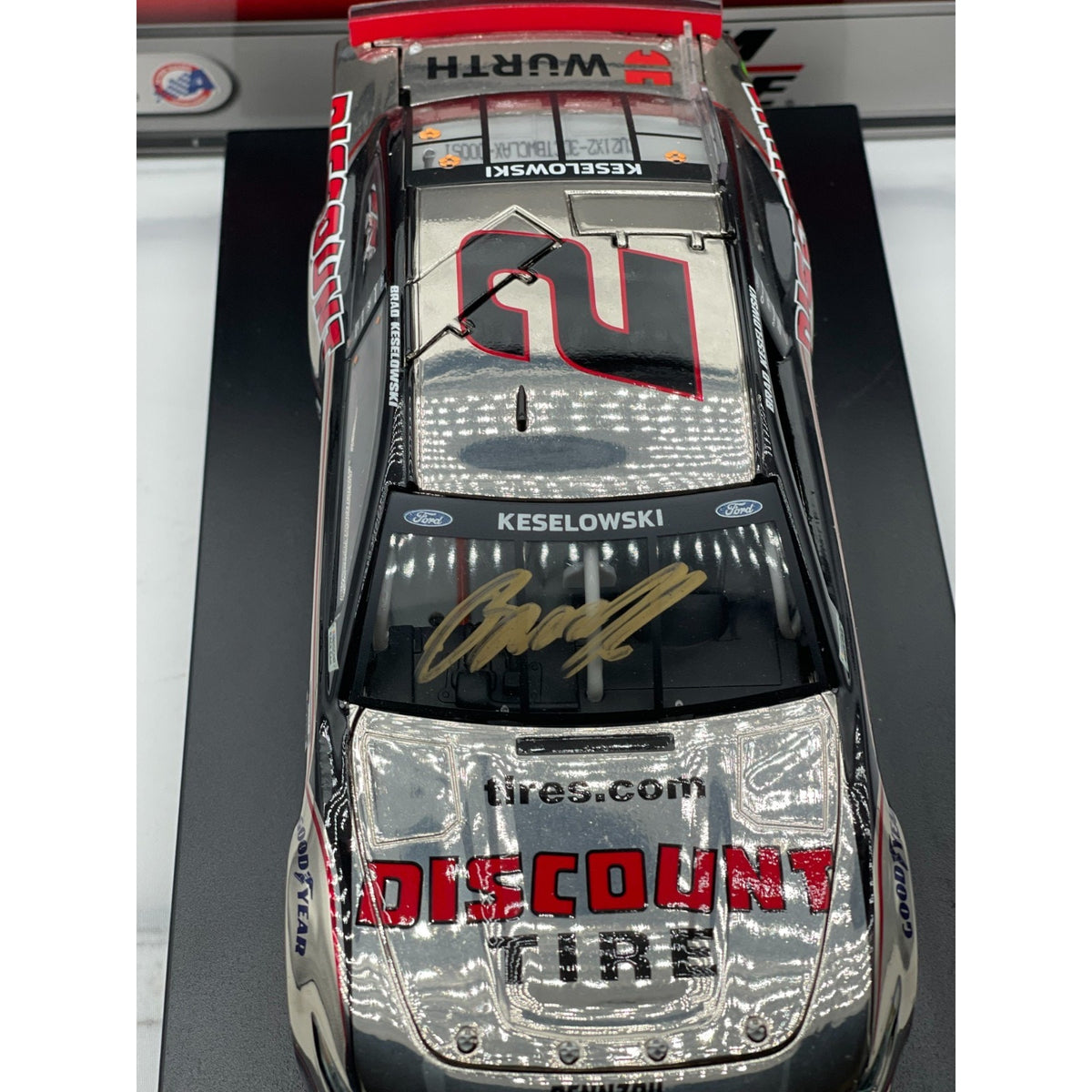 Brad Keselowski #2 Discount Tire 2021 Mustang Auto Color Chrome 1/24 1 of 72