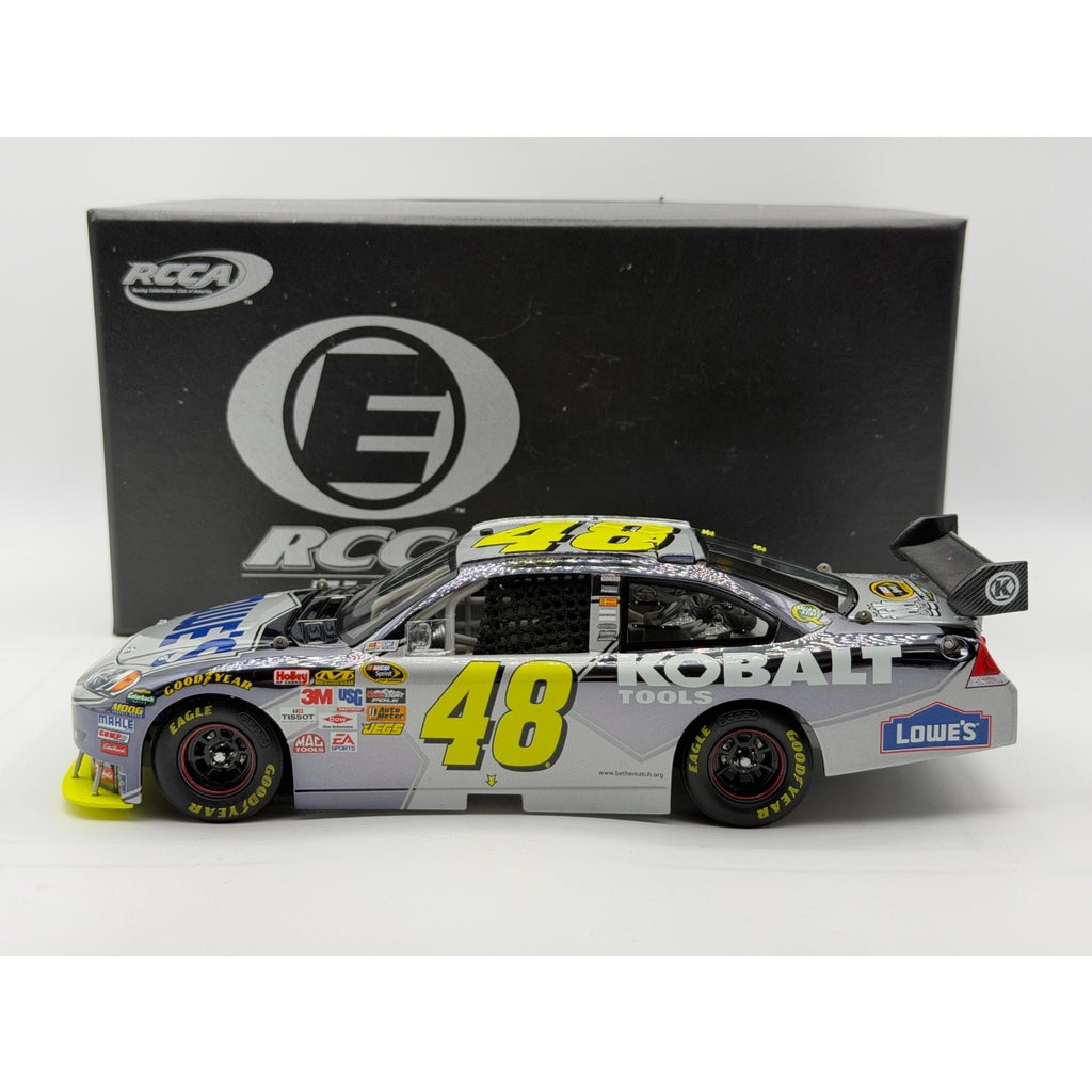 Jimmie Johnson #48 Lowe's Kobalt 2009 4X Champion Color Chrome ELITE 1/448 #437