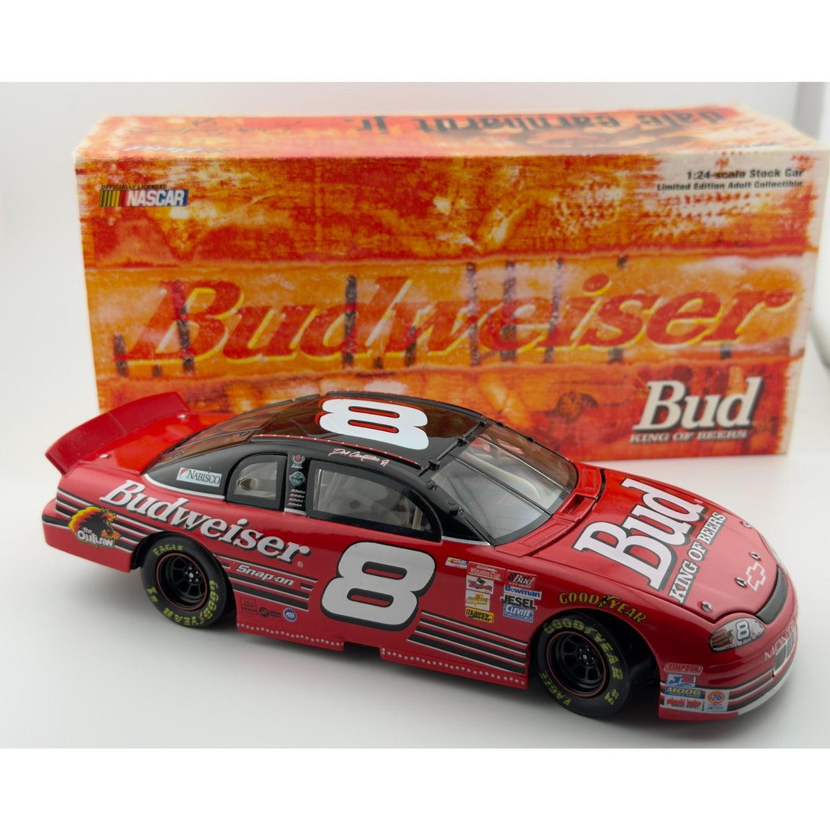 Dale Earnhardt Jr. #8 Budweiser 1999 Monte Carlo Clear Window Bank 1 of 5000