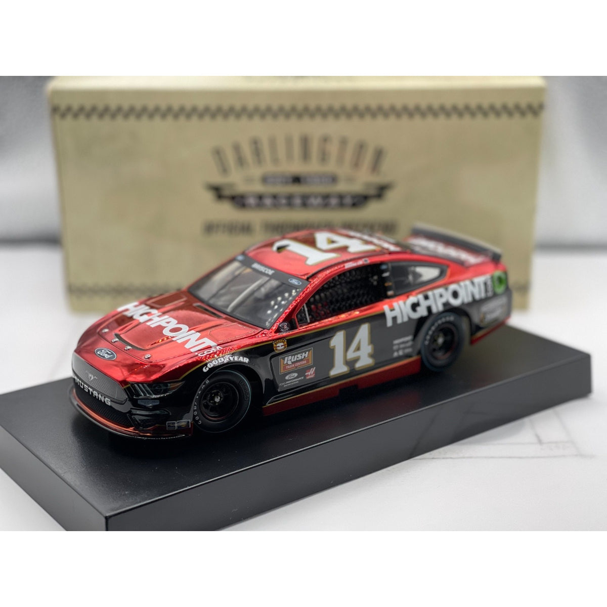 Chase Briscoe #14 HighPoint Throwback 2021 Mustang Color Chrome 1:24 Elite #/72