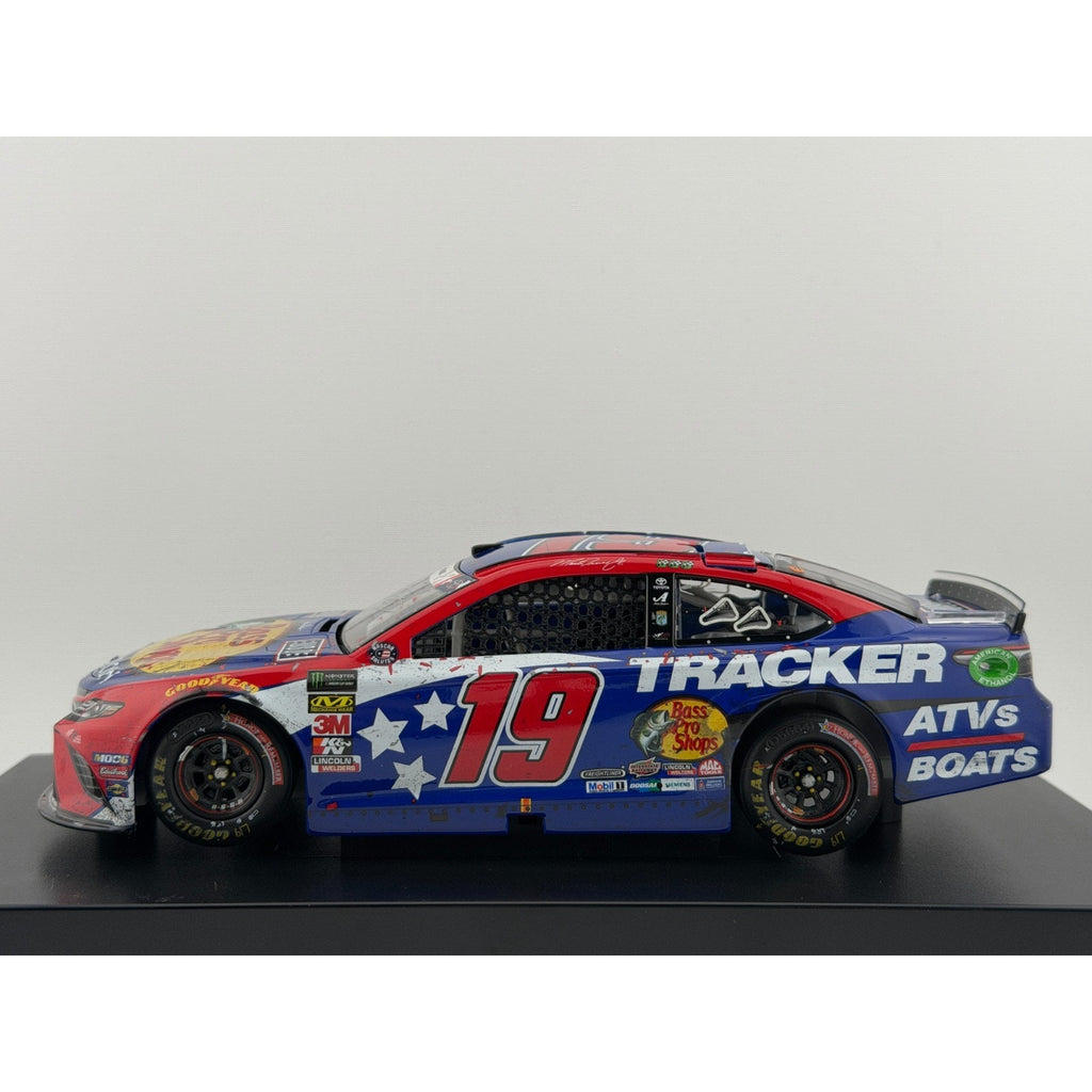 Martin Truex Jr. #19 Bass Pro Patriotic 2019 Charlotte Win Autographed 1/250