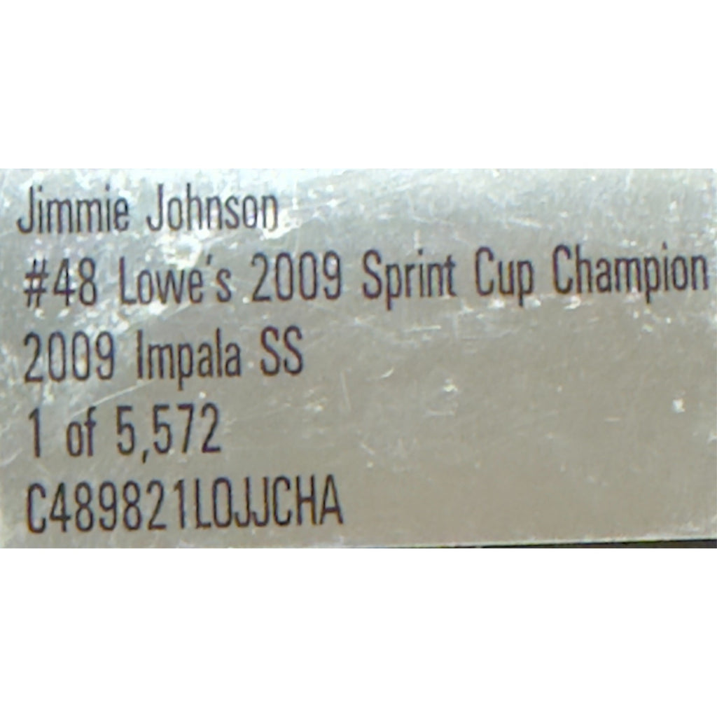 Jimmie Johnson #48 Lowe's 2009 Sprint Cup Champ Raced Version 1/5572 DIN 2549