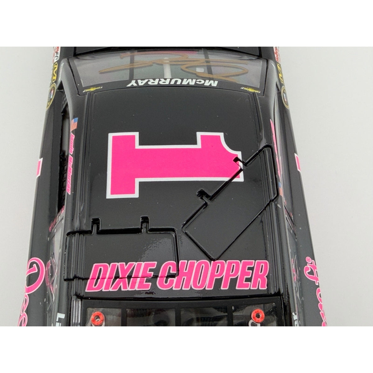 Jamie McMurray #1 Cessna Breast Cancer 2014 Chevy SS Autographed 1/144 DIN 115