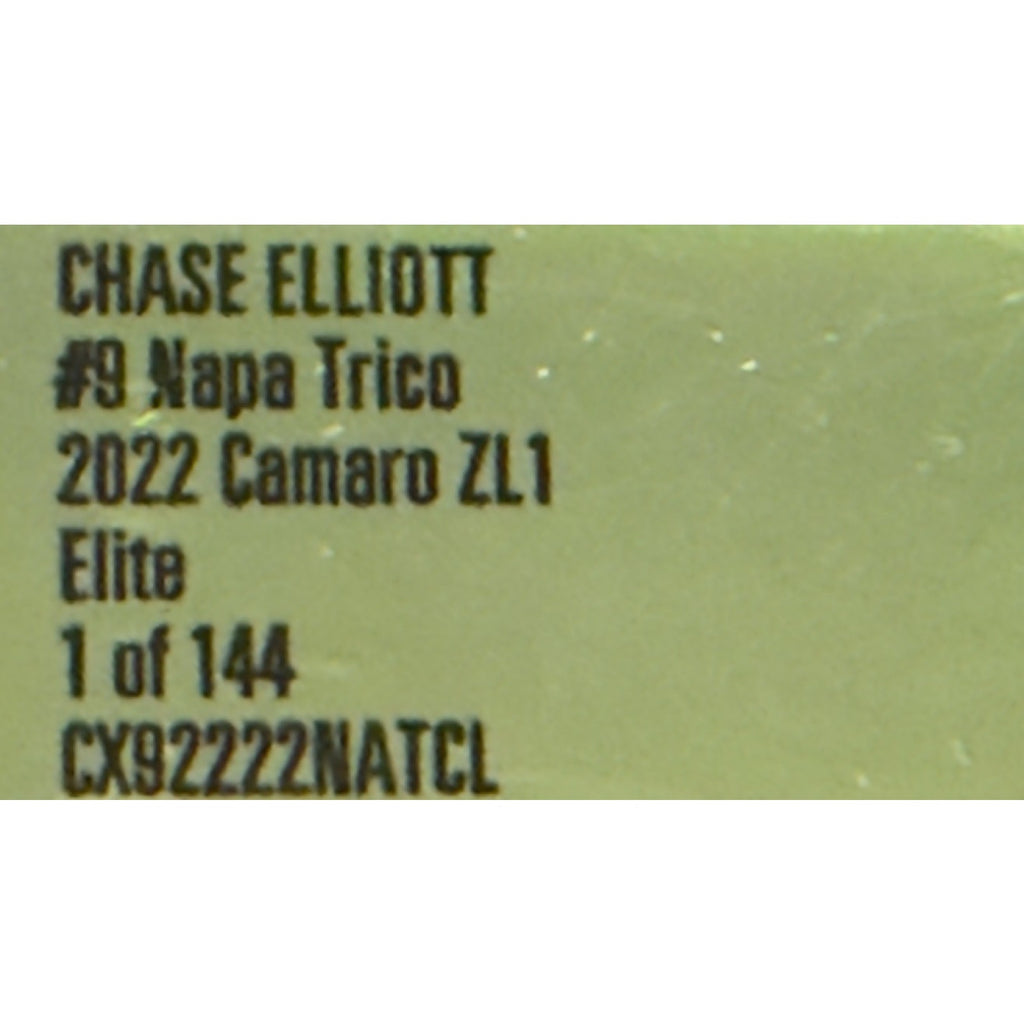 Chase Elliott #9 NAPA TRICO 2022 Camaro ZL1 ELITE 1:24 1 of 144 DIN #138