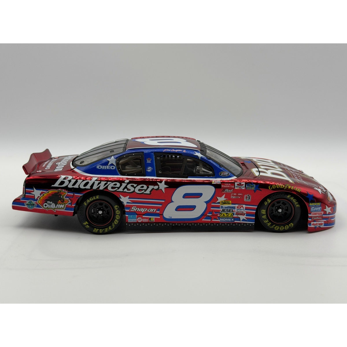 Dale Earnhardt Jr. #8 Budweiser U.S. Olympic Team 2000 Color Chrome Rookie Stripe