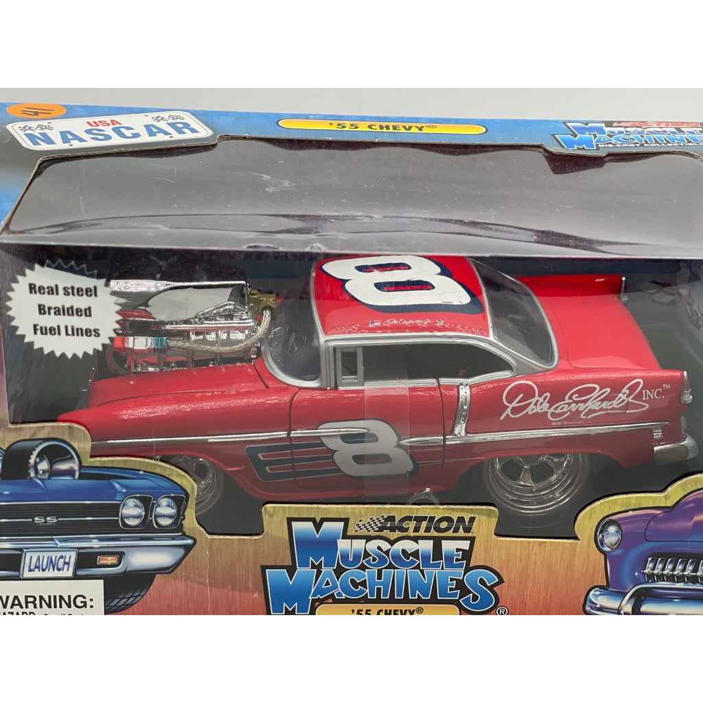 Dale Earnhardt Jr. #8 Muscle Machines 1955 Chevy Action Muscle Machines 1:24
