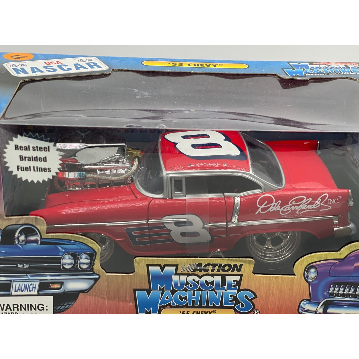 Dale Earnhardt Jr. #8 Muscle Machines 1955 Chevy Action Muscle Machines 1:24