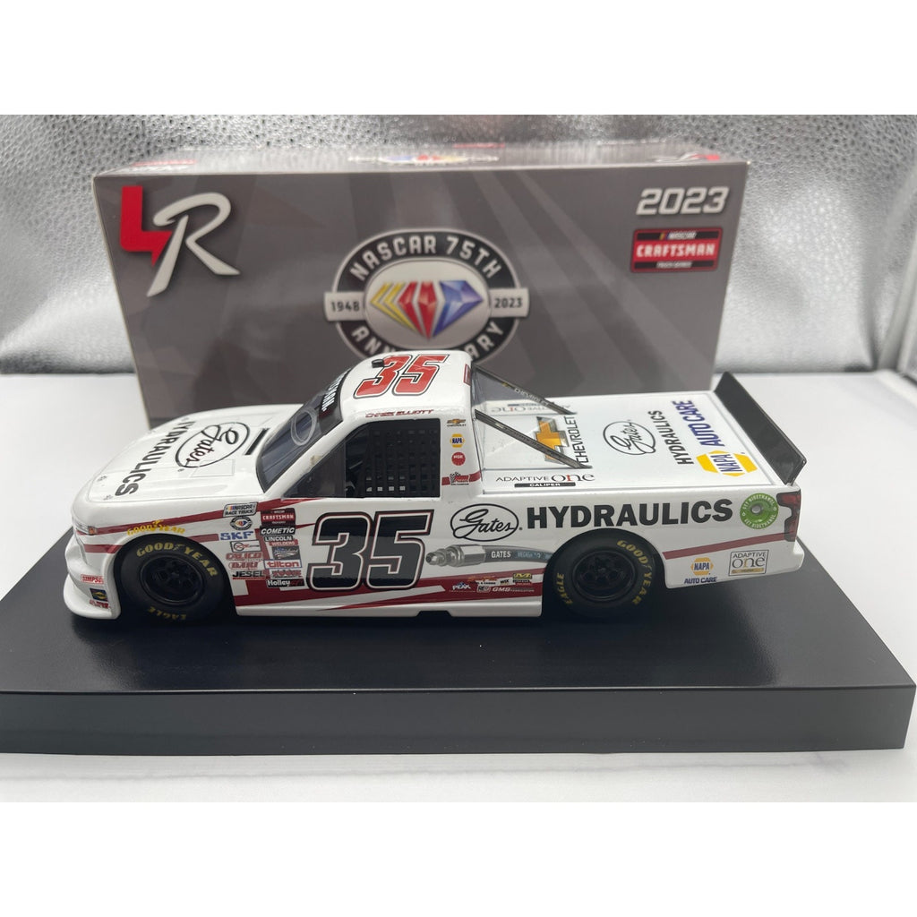Chase Elliott #35 Gates Hydraulics 2023 Silverado Autographed 1:24 1/96