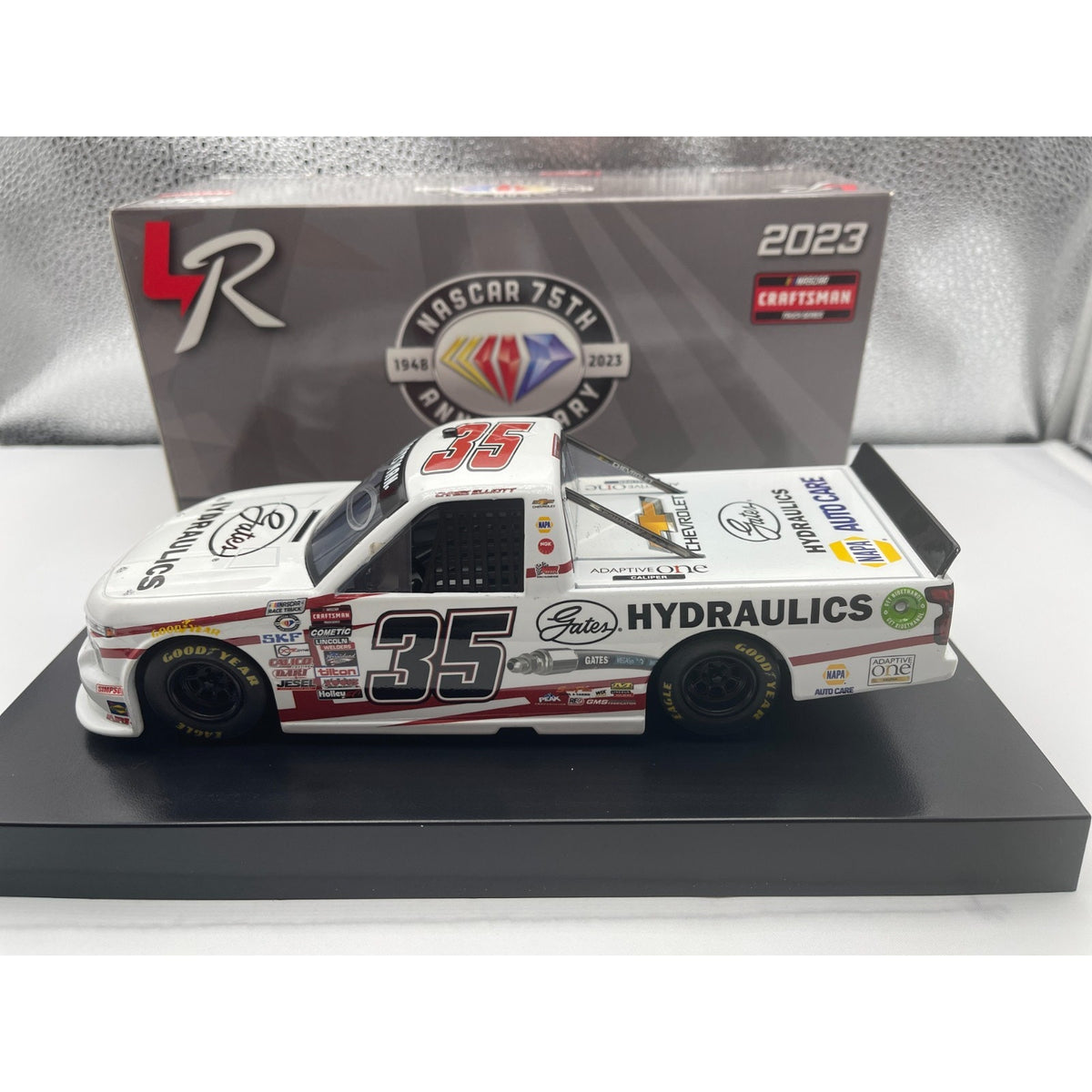 Chase Elliott #35 Gates Hydraulics 2023 Silverado Autographed 1:24 1/96