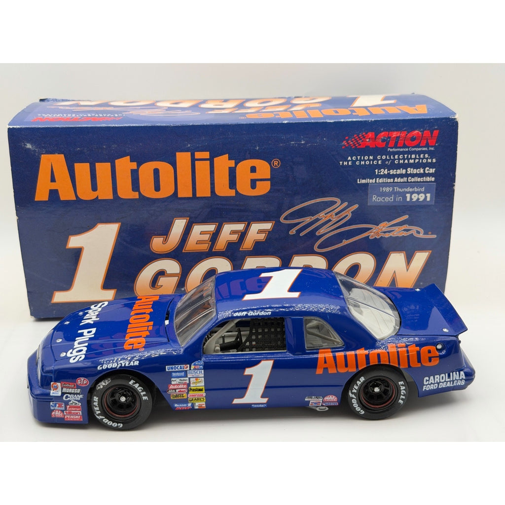 Jeff Gordon #1 Autolite 1989 Thunderbird 1/15036 NASCAR Diecast