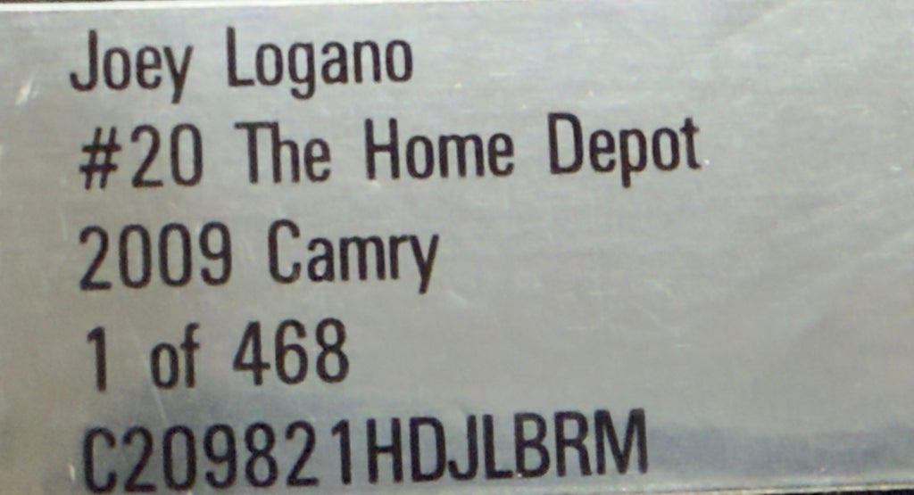 Joey Logano #20 Home Depot 2009 Brushed Metal 1:24 - original photo IMG_2114