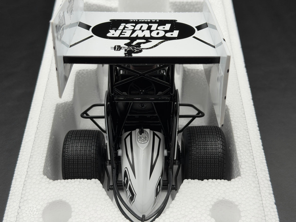2026 Aaron Reutzel #87 PowerPlus Sprint Car White – ACME A1826009 – original photograph 5