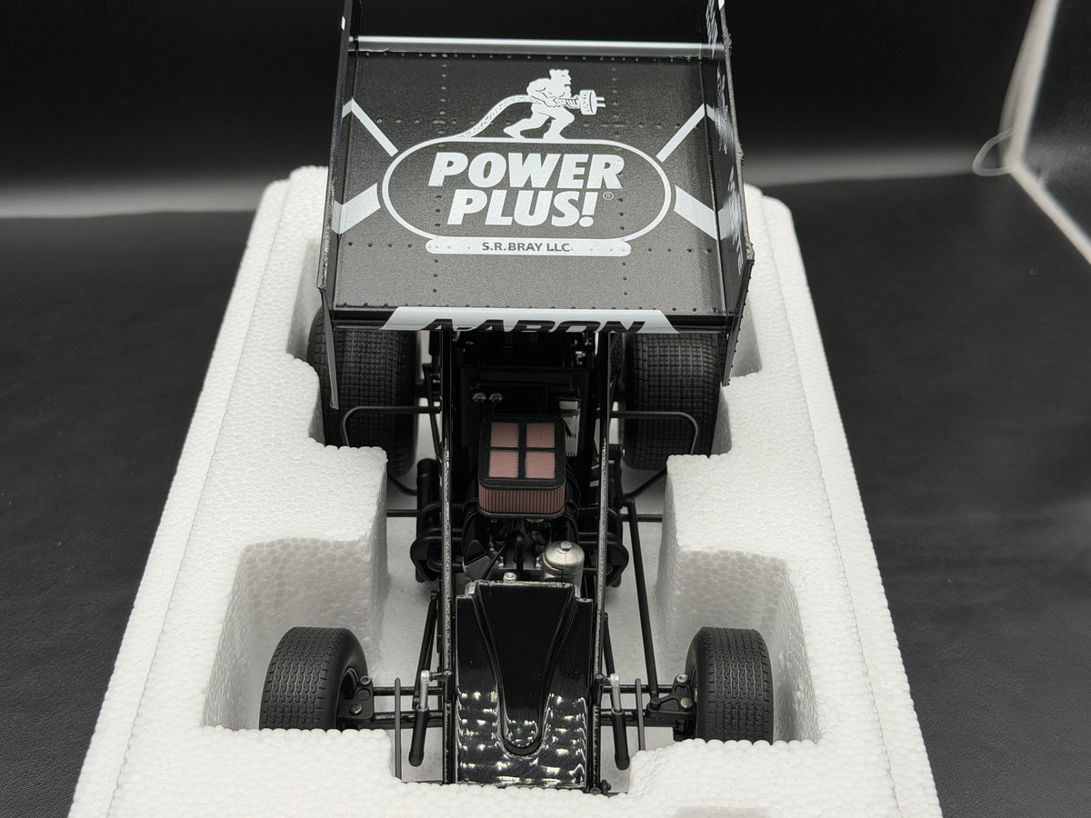2026 Aaron Reutzel #87 PowerPlus Sprint Car Black – ACME A1826012 – original photograph 3