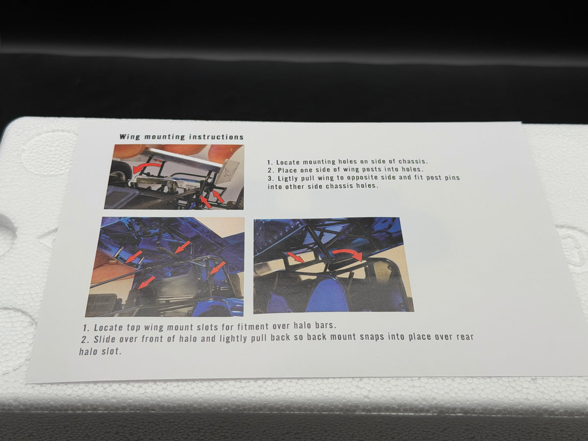 2026 Aaron Reutzel #87 PowerPlus Sprint Car Black – ACME A1826012 – original photograph 10