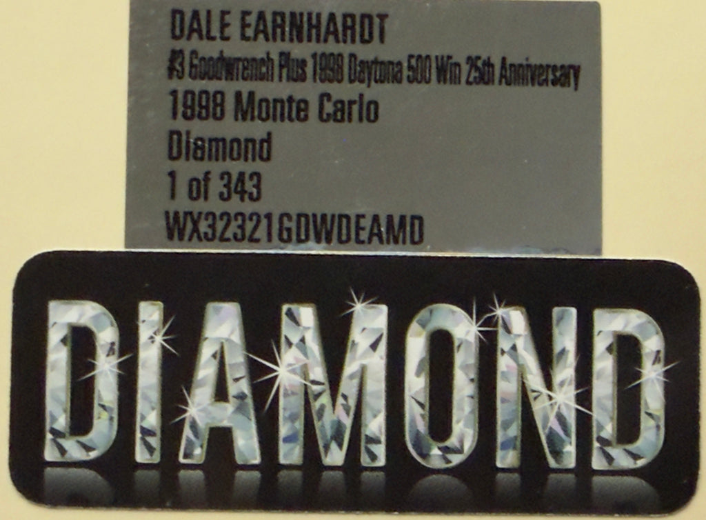 Dale Earnhardt #3 1998 Daytona 500 Win Diamond Raced 1:24 1/343 — photo 13