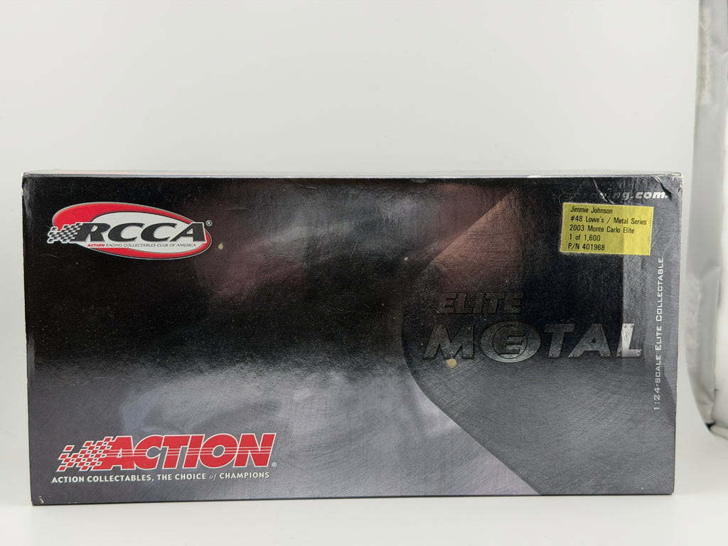 Jimmie Johnson #48 Lowe's 2003 Monte Carlo ELITE Metal 1/1600 DIN 330 — photo 15