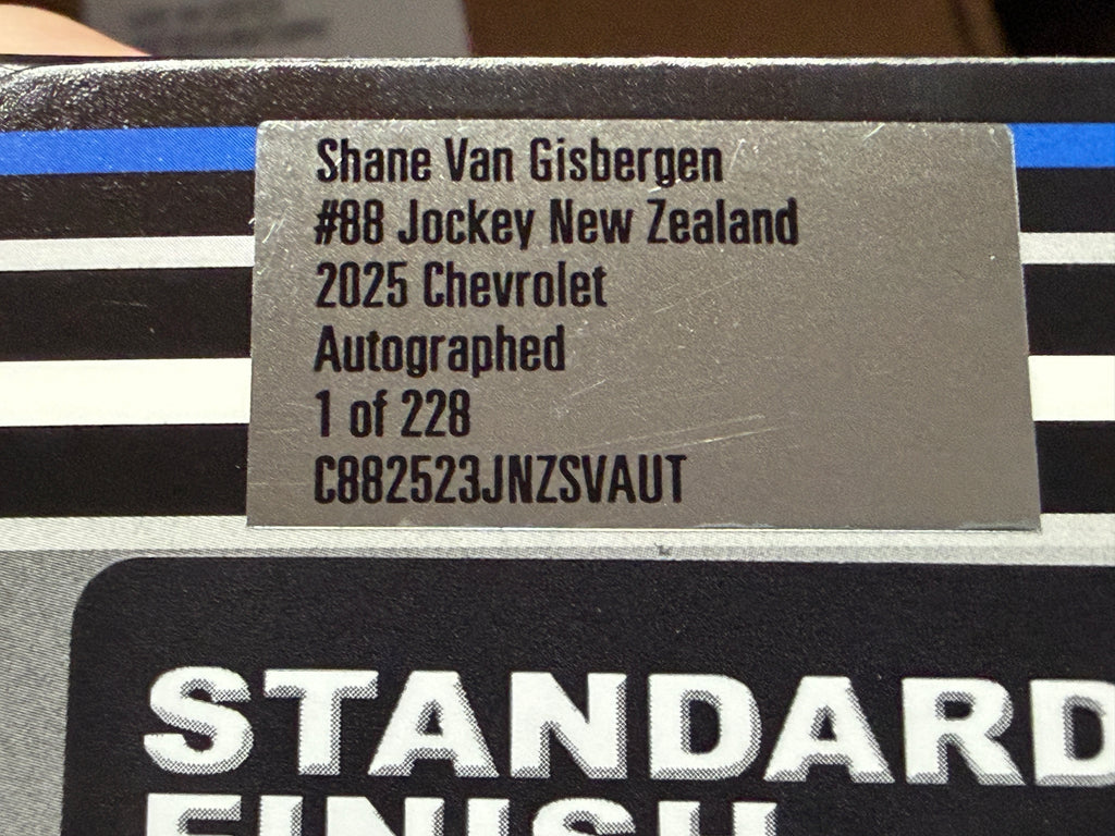 Shane van Gisbergen #88 Jockey New Zealand 2025, original photograph IMG_2418