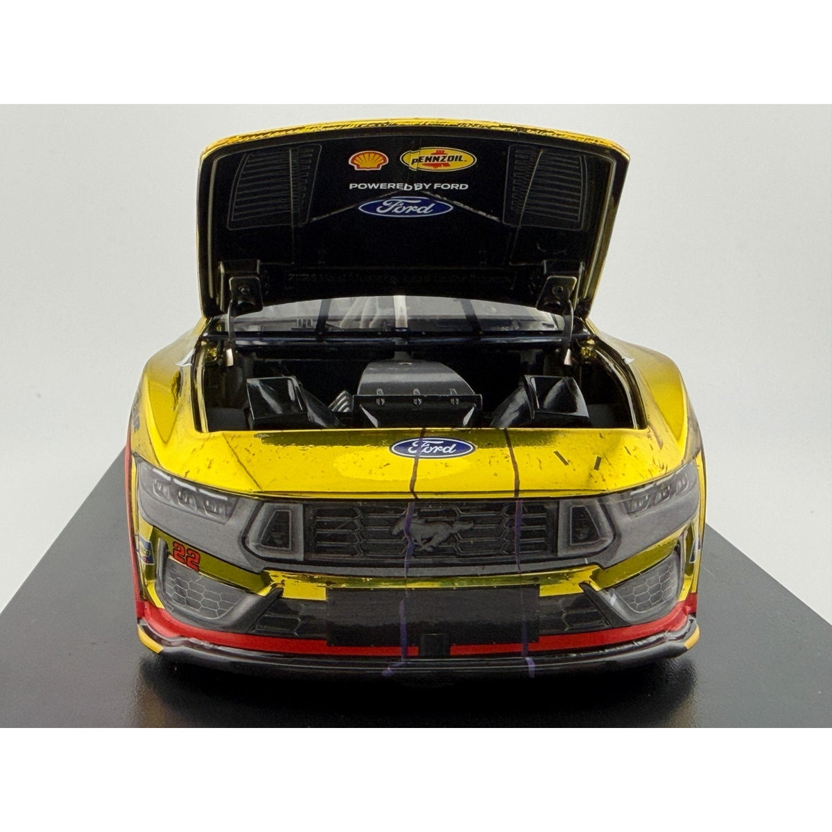 Joey Logano #22 Shell-Pennzoil Nashville Win 2024 Mustang Color Chrome 1/48 #10