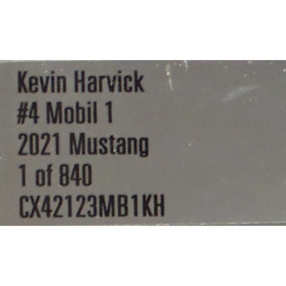 Kevin Harvick #4 Mobil 1 2021 Mustang 1:24 1 of 840 DIN 349 NASCAR Diecast