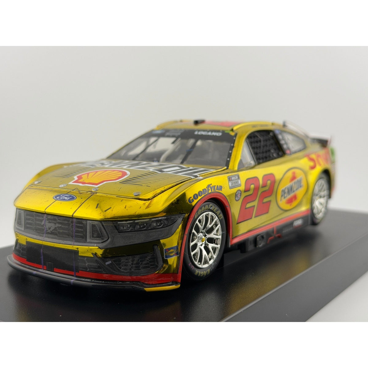Joey Logano #22 Shell-Pennzoil Nashville Win 2024 Mustang Color Chrome 1/48 #10
