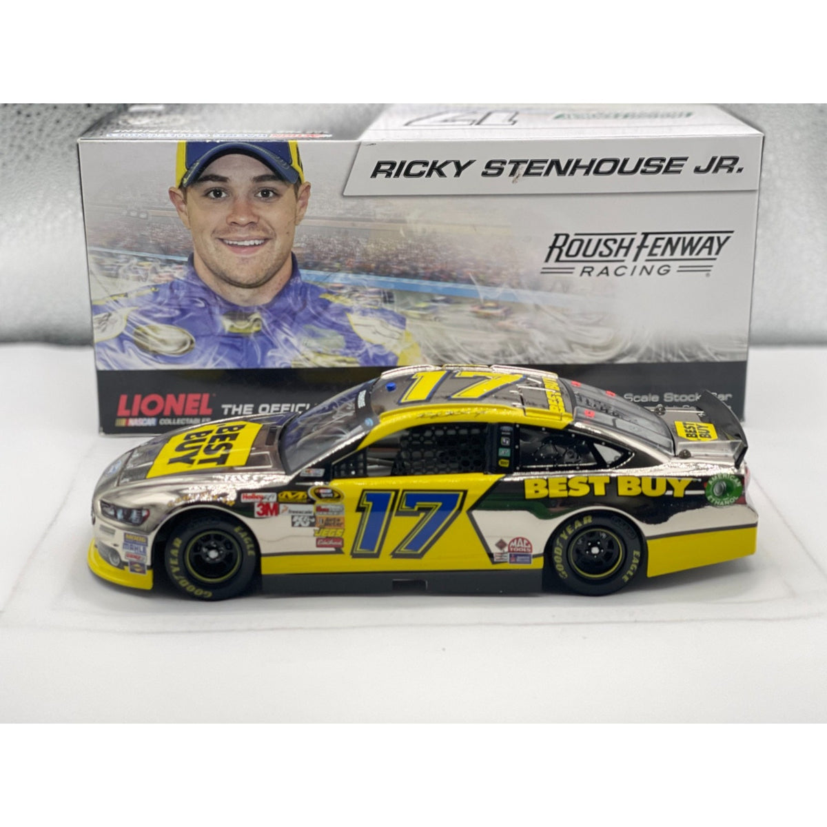 Ricky Stenhouse Jr. #17 Best Buy 2013 Fusion Polished Nickel 1 of 144 Autographed