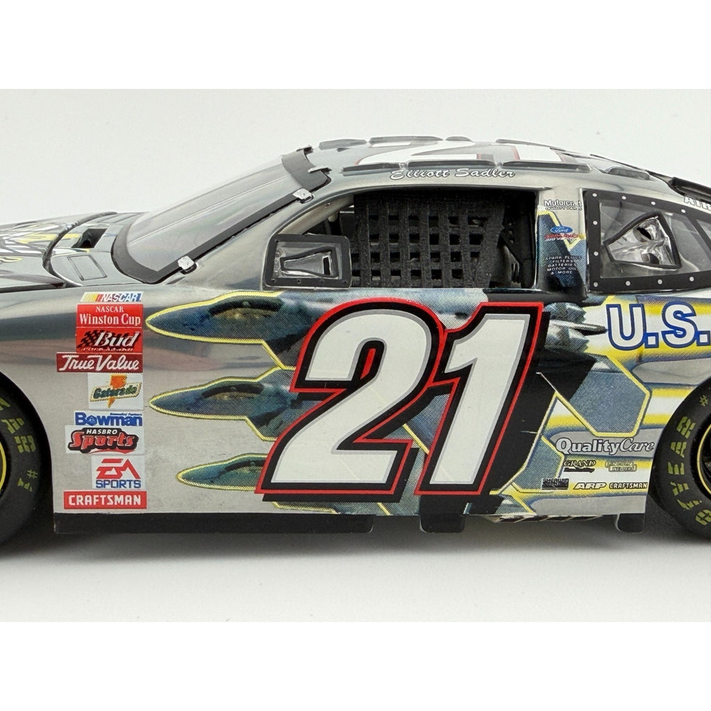 Elliott Sadler #21 Air Force 2001 Taurus Owners Steel Auto 1 of 258 DIN 198