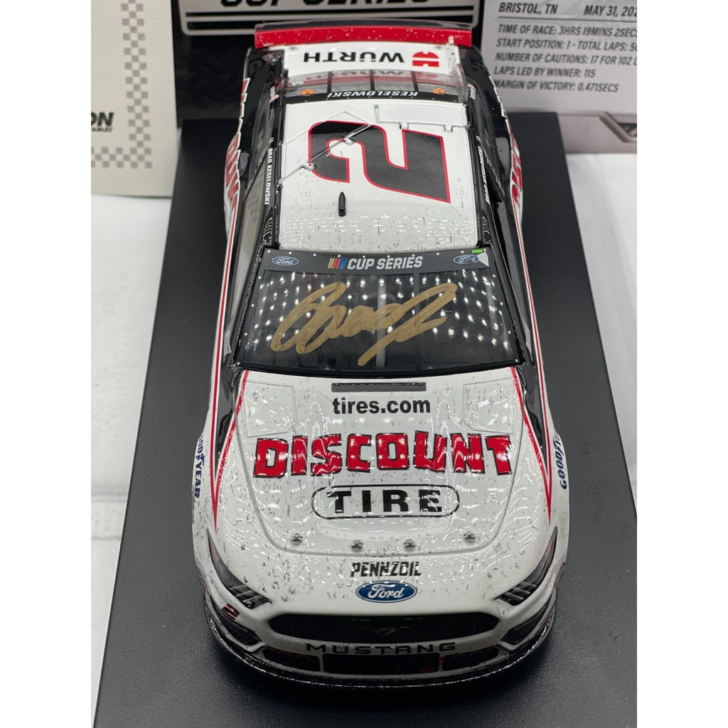 Brad Keselowski #2 Discount Tire Bristol Win 2020 Mustang Auto 1/24 1 of 72