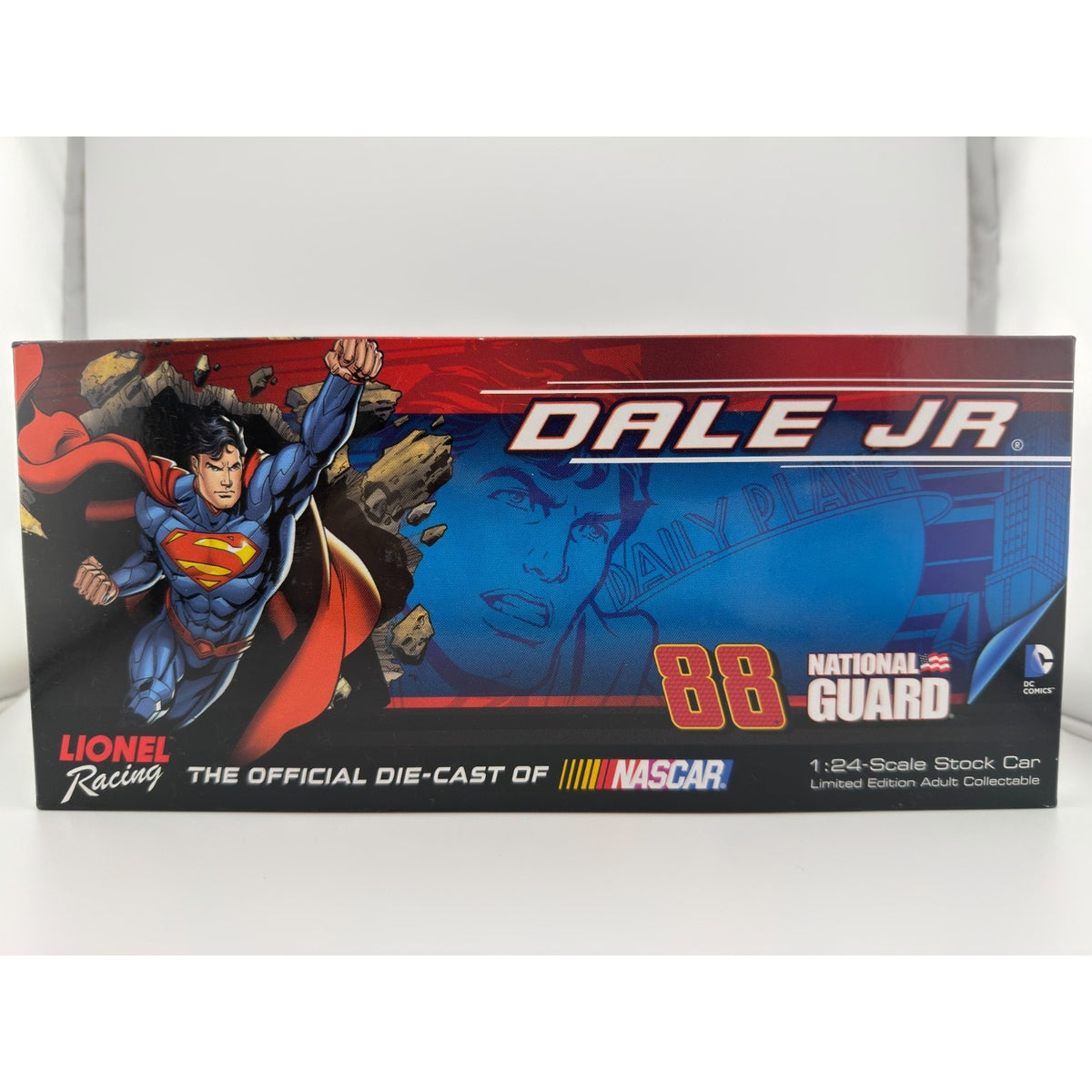 Box — Dale Earnhardt Jr. #88 National Guard Superman 2014 Chevrolet SS Chrome