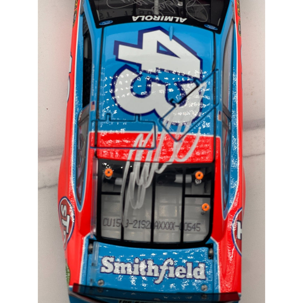 Aric Almirola #43 STP Darlington Throwback 2015 Fusion 1 of 709 Dual Auto