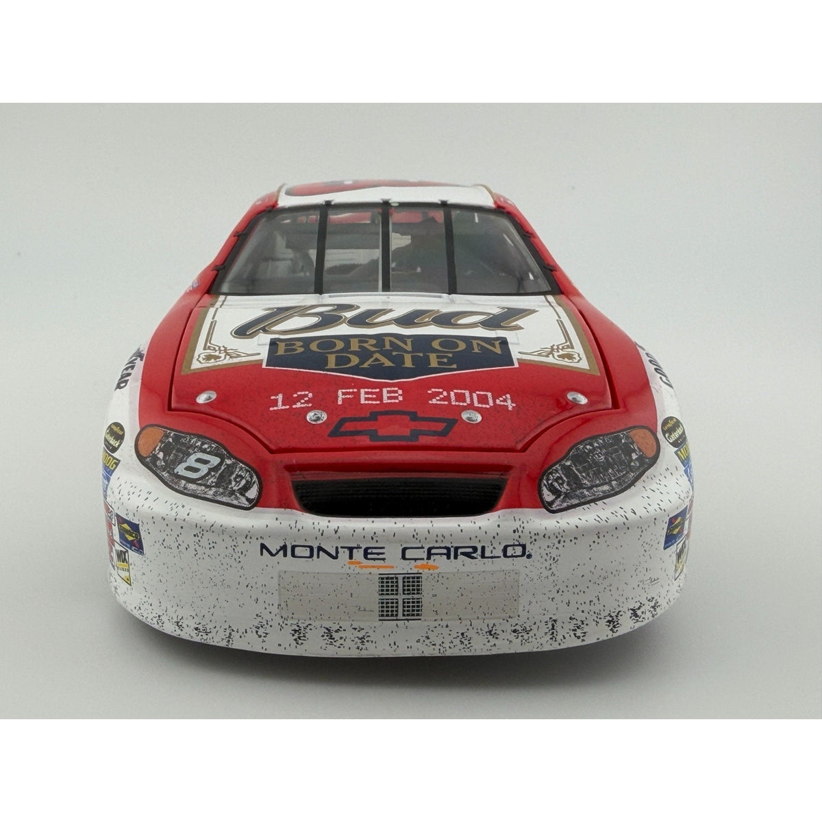 Dale Earnhardt Jr. #8 Budweiser Born On Date 2004 Twin 125 Win Raced 1:24