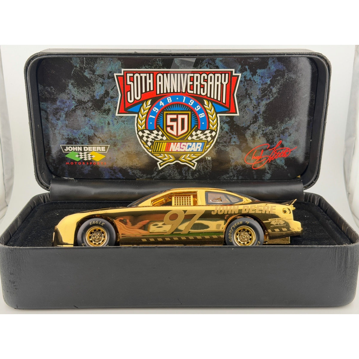 Chad Little #97 John Deere 50th Anniversary 1998 Ford Taurus 24k Gold