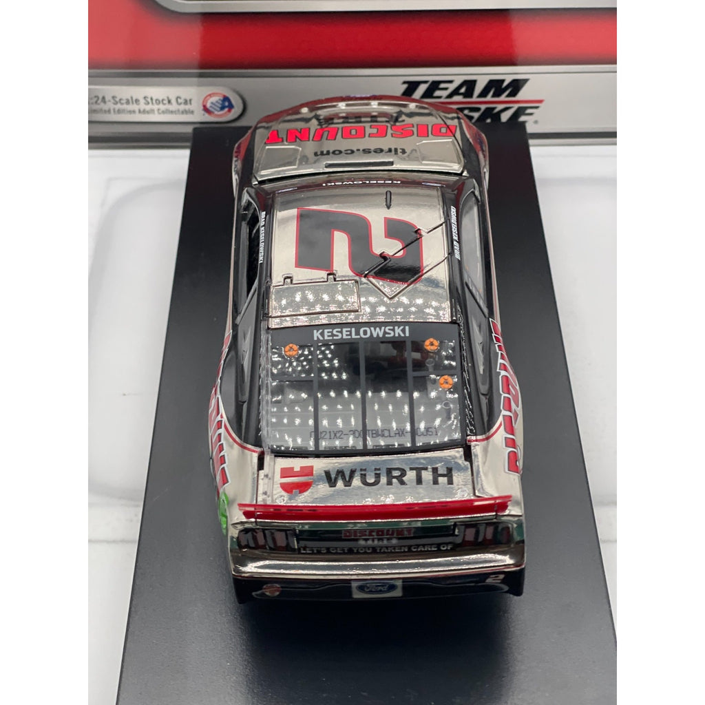 Brad Keselowski #2 Discount Tire 2021 Mustang Auto Color Chrome 1/24 1 of 72