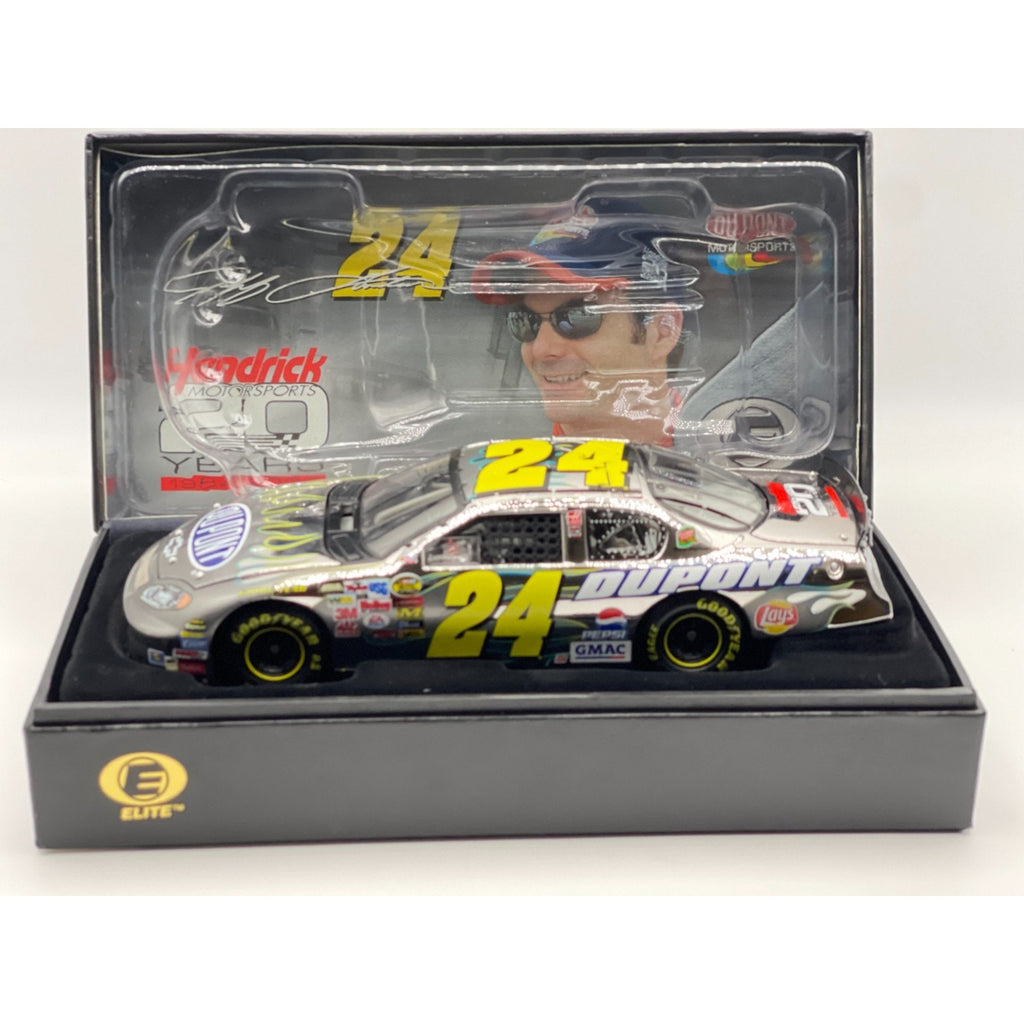 Jeff Gordon #24 DuPont HMS 20th Anniversary 2004 ELITE Platinum 1/300 DIN 230