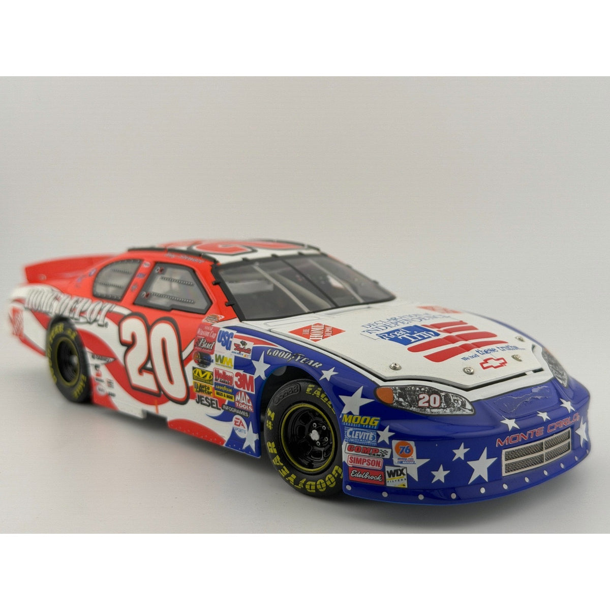Tony Stewart #20 2003 Independence Day Monte Carlo Elite 1/2800 DIN 2770