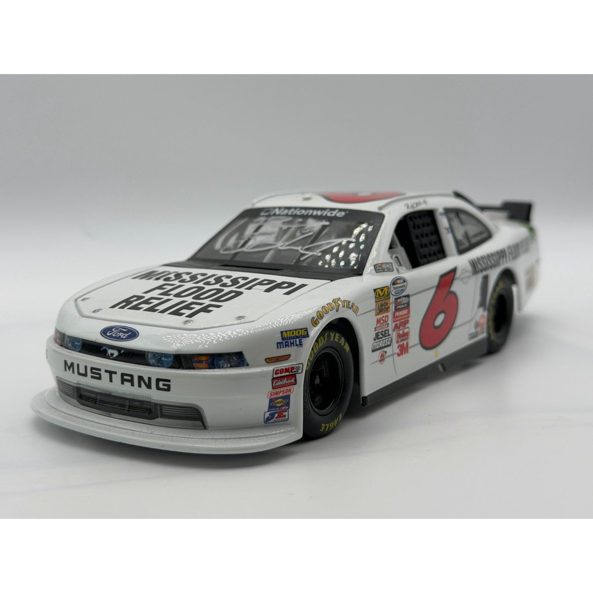 3/4 Front Hero — Ricky Stenhouse Jr. #6 Mississippi Flood Relief 2011 Auto 1/738 DIN 618