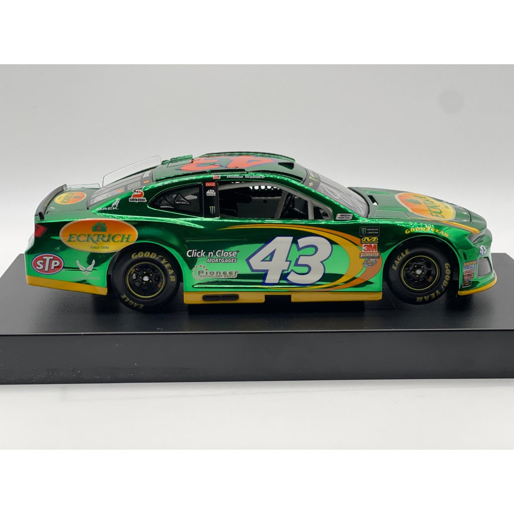Bubba Wallace Jr #43 Eckrich 2018 Camaro ZL1 ARC Color Chrome Auto 1:24 DIN #5