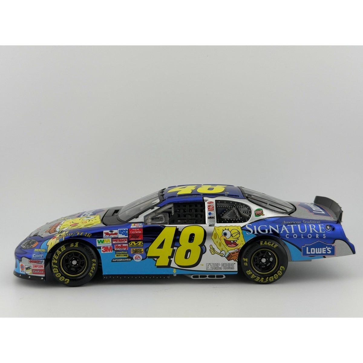 Jimmie Johnson #48 Lowe's SpongeBob 2003 Monte Carlo Color Chrome 1/1008 1:24