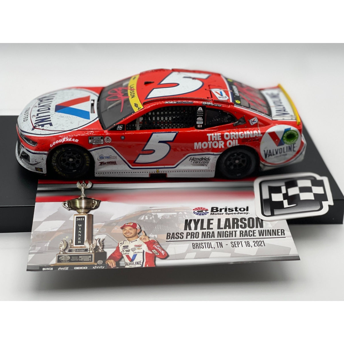 Kyle Larson #5 Valvoline Bristol Win 2021 Camaro Dual Auto 1:24 1/1548