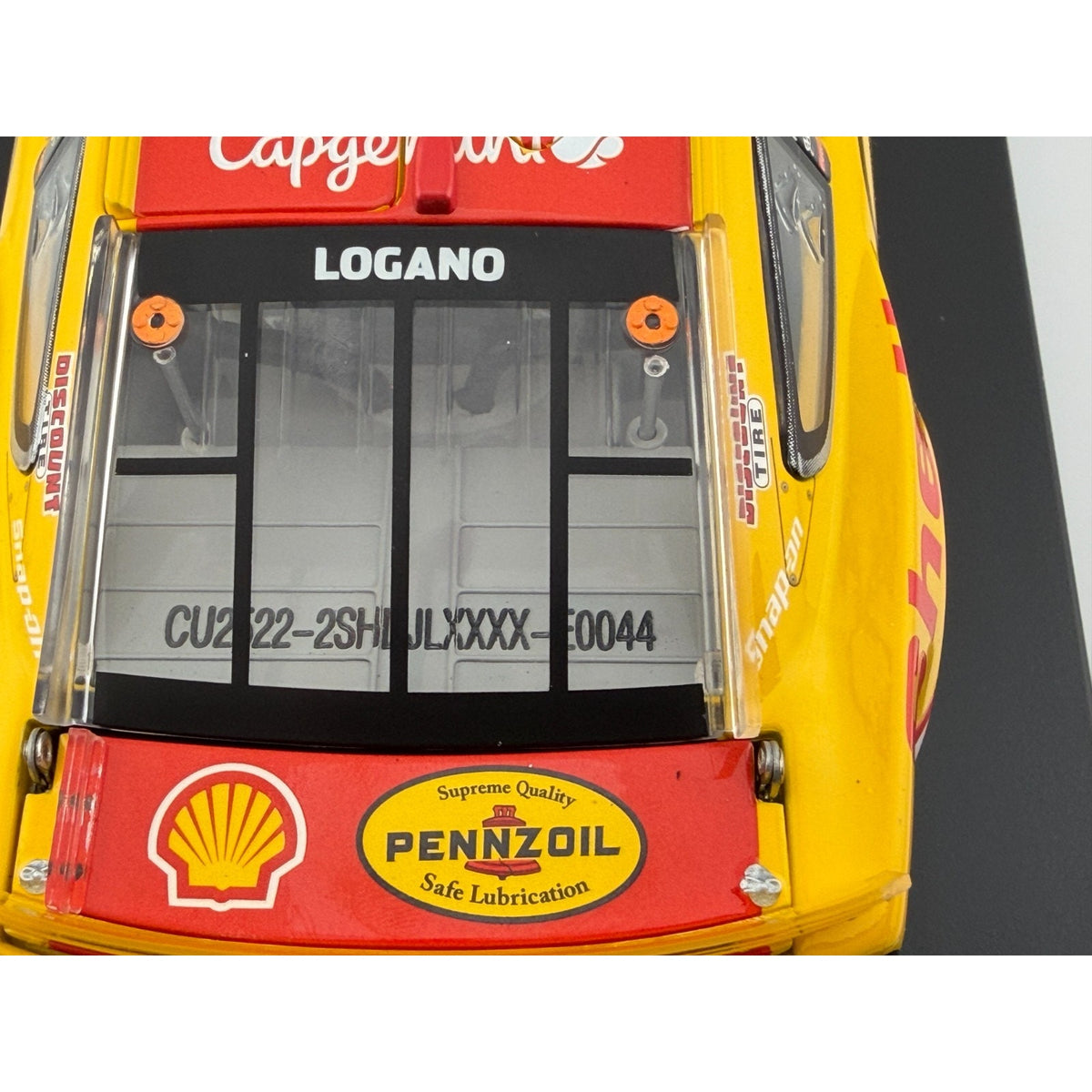 Joey Logano #22 Shell Pennzoil Throwback 2025 Mustang ELITE 1:24 1/116 DIN 44