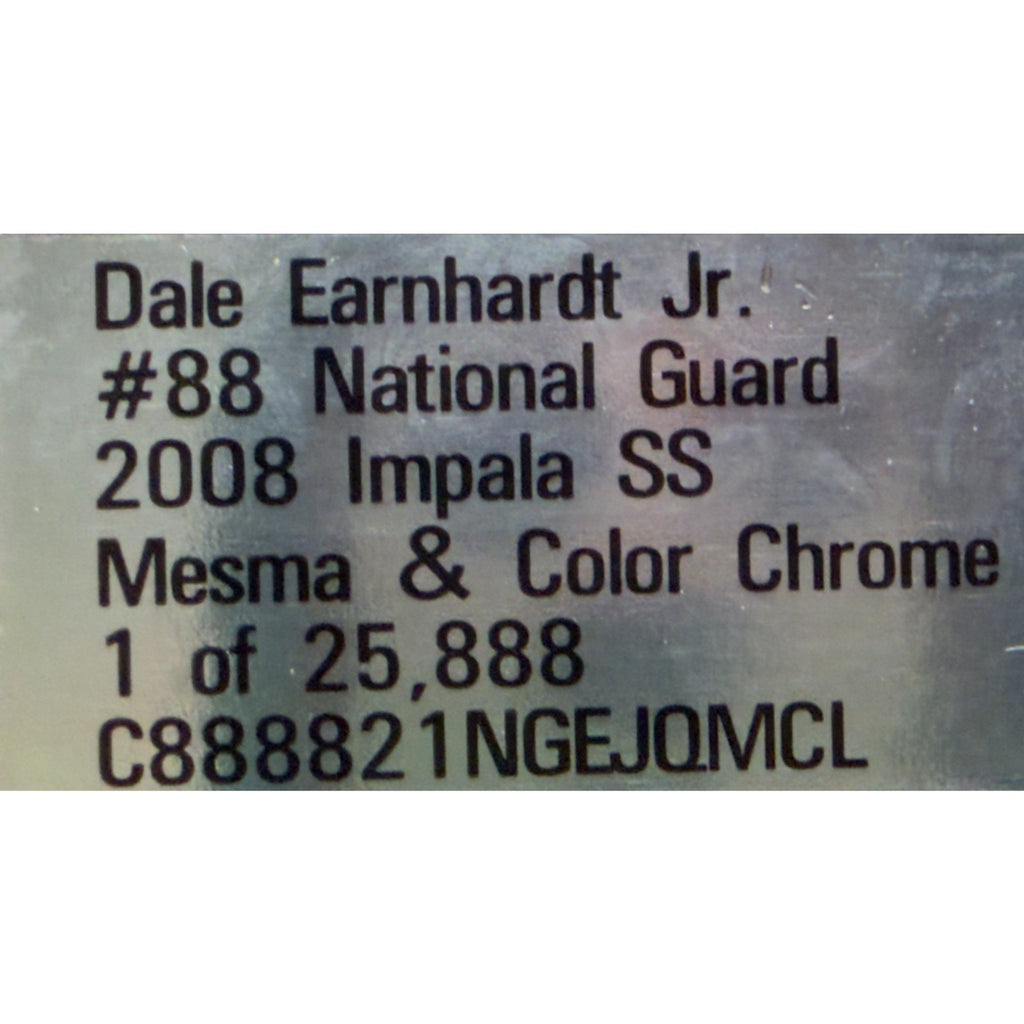 Dale Earnhardt Jr. #88 National Guard 2008 Impala Mesma Color Chrome DIN 15280