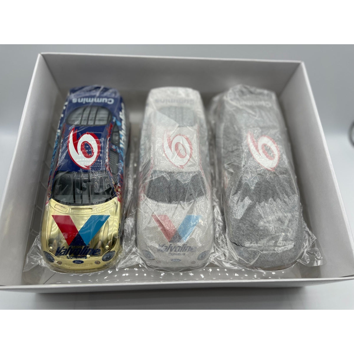 Mark Martin #6 Valvoline 1998 50th Anniversary NASCAR 3 Car Box Set Sealed