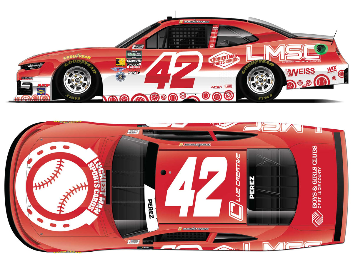 Brad Perez No. 42 Luckiest Man Sports Cards 2026 Chevrolet