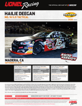 Hailie Deegan #16 5.11 Tactical Madera Raced Win 2026 Chevrolet 1:64 official Lionel Racing supplier artwork