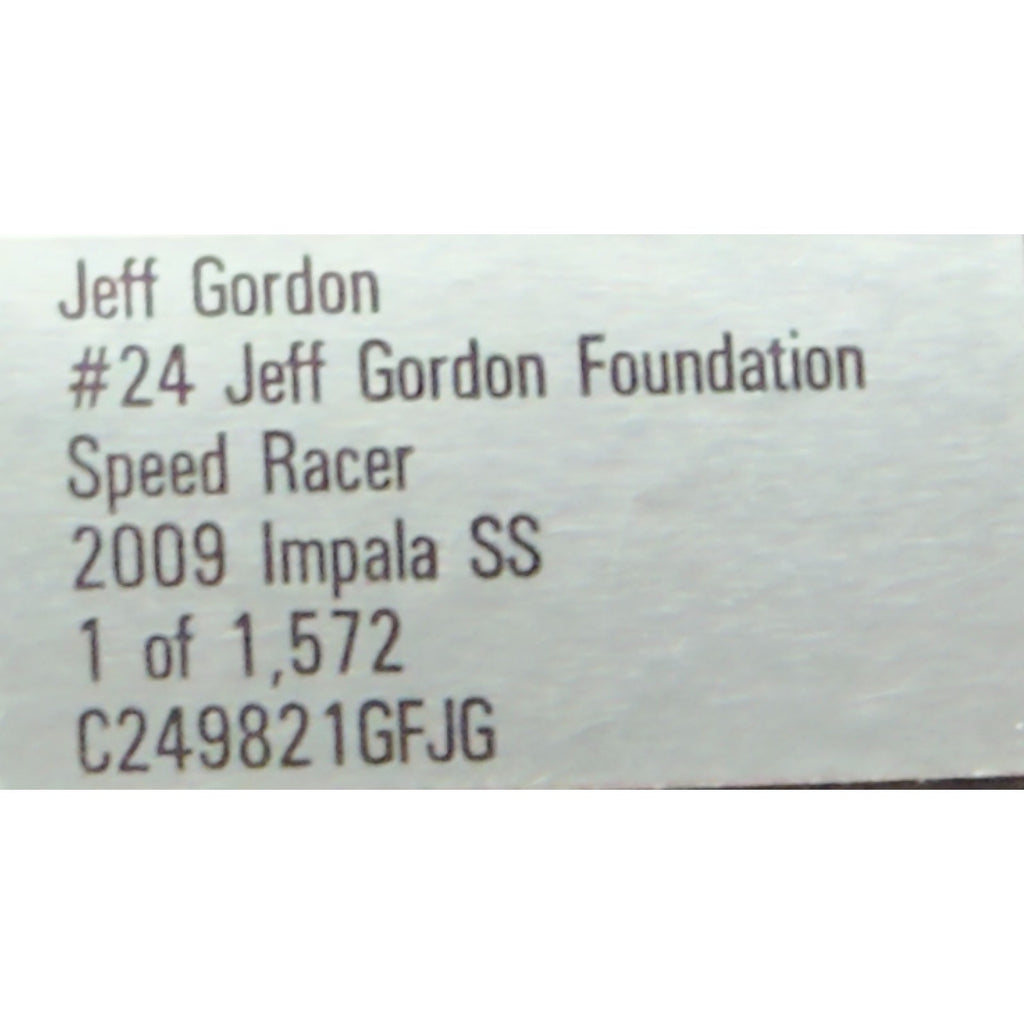 Jeff Gordon #24 Foundation Speed Racer 2009 Impala SS 1/1572 DIN 446 1:24