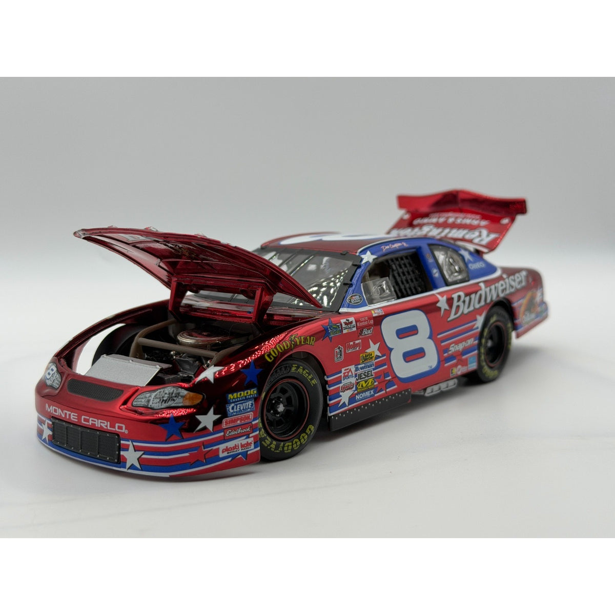 Dale Earnhardt Jr. #8 Budweiser U.S. Olympic Team 2000 Color Chrome Rookie Stripe