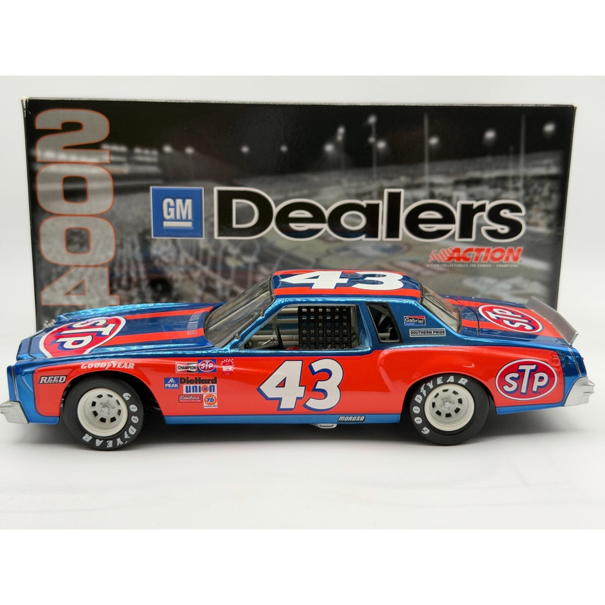 Richard Petty #43 STP Chevy 400 Win 1980 Color Chrome GM Dealers 1/228