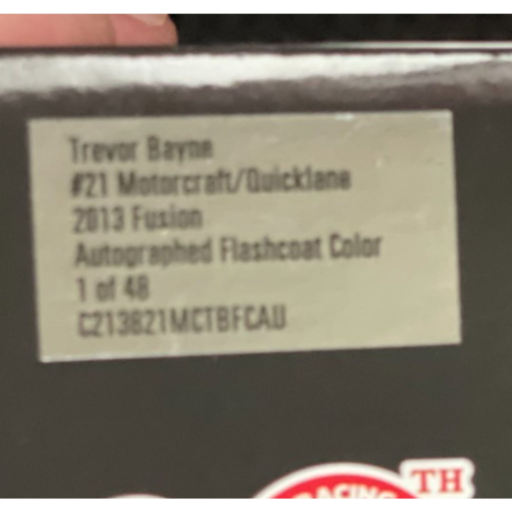 Trevor Bayne #21 Motorcraft Quicklane 2013 Fusion Auto Flashcoat Color 1 of 48