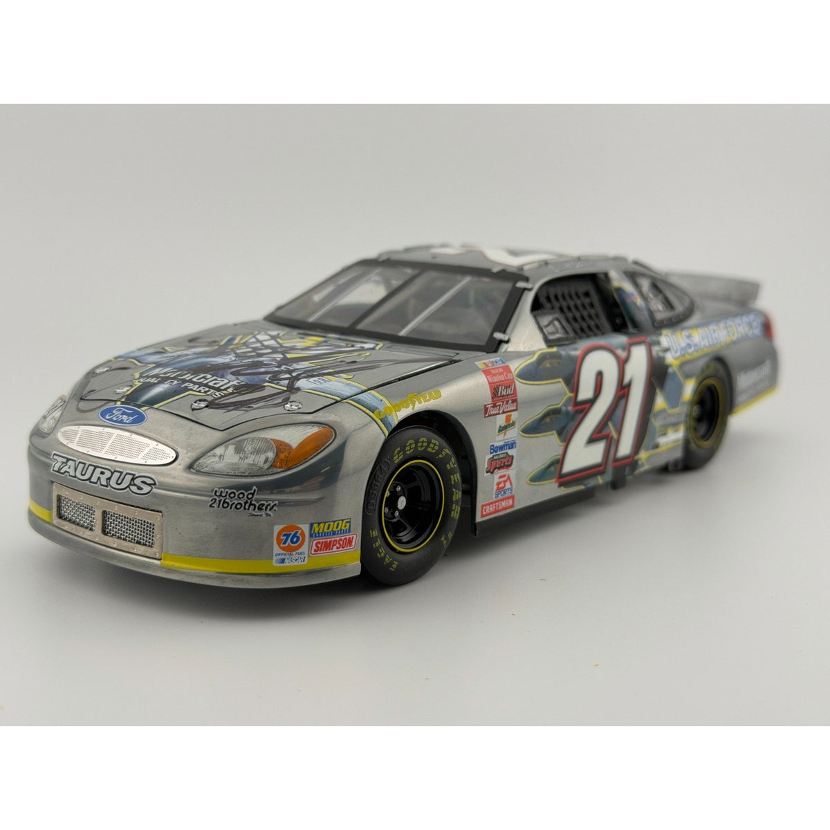 Elliott Sadler #21 Air Force 2001 Taurus Owners Steel Auto 1 of 258 DIN 198