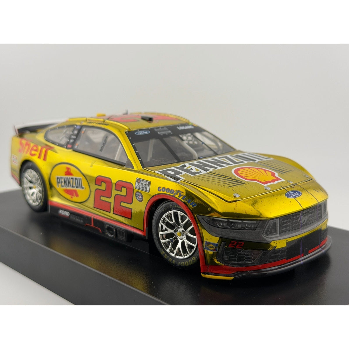 Joey Logano #22 Shell-Pennzoil Nashville Win 2024 Mustang Color Chrome 1/48 #10